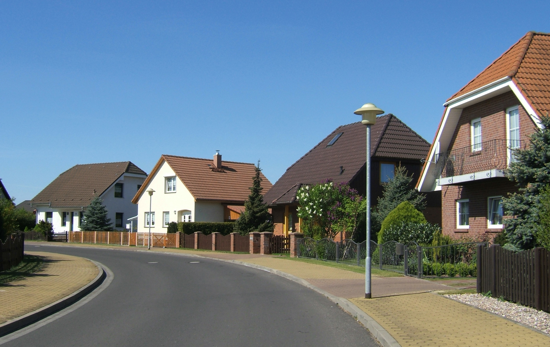 Foto: Eigenheime im Gebiet Kastanienallee Foto: Eigenheime im Gebiet Kastanienallee