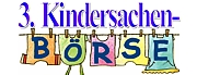 Logo: Kindersachen auf einer Wäscheleine