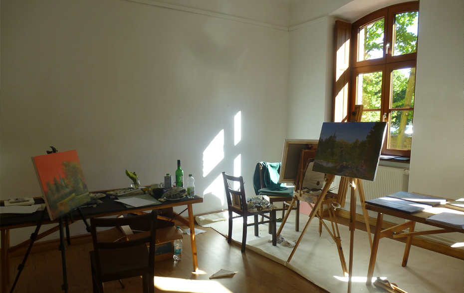 Zdjęcie: Sztaluga w studio