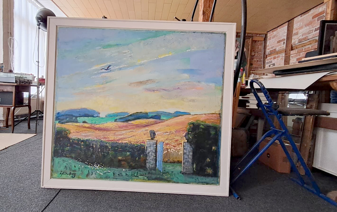 Foto: Bild im Atelier Foto: Bild im Atelier