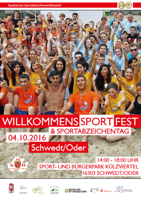 Plakat Willkommenssportfest