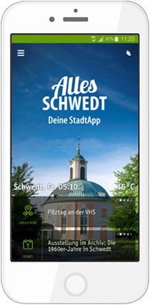 Foto: Startansicht der App