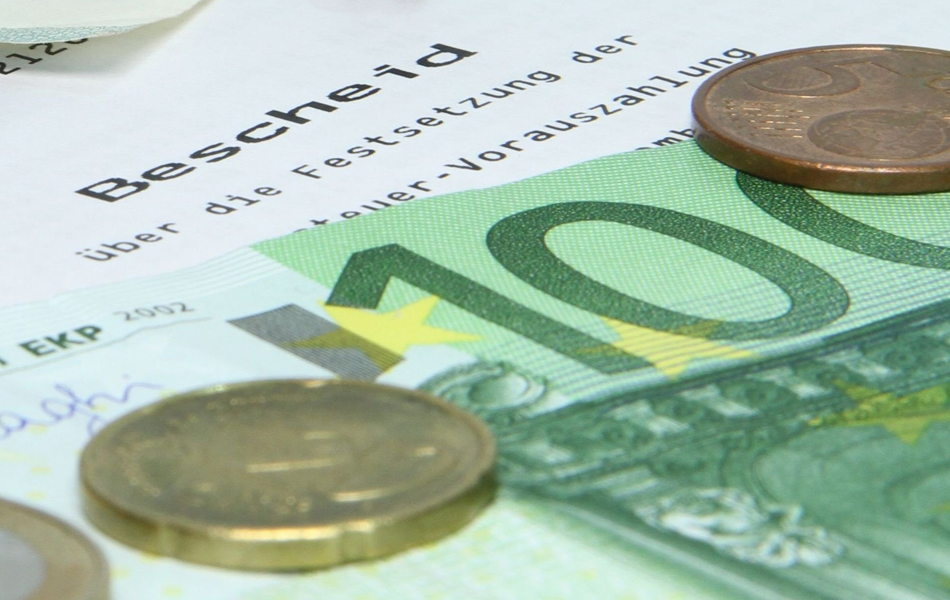 Foto: Bescheid Geld