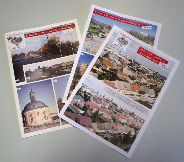 Foto: 3 Hefte „Schwedt in alten und neuen Ansichten“