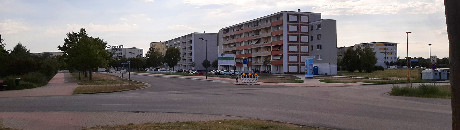 Foto: fertiggestellter Straßenabschnitt