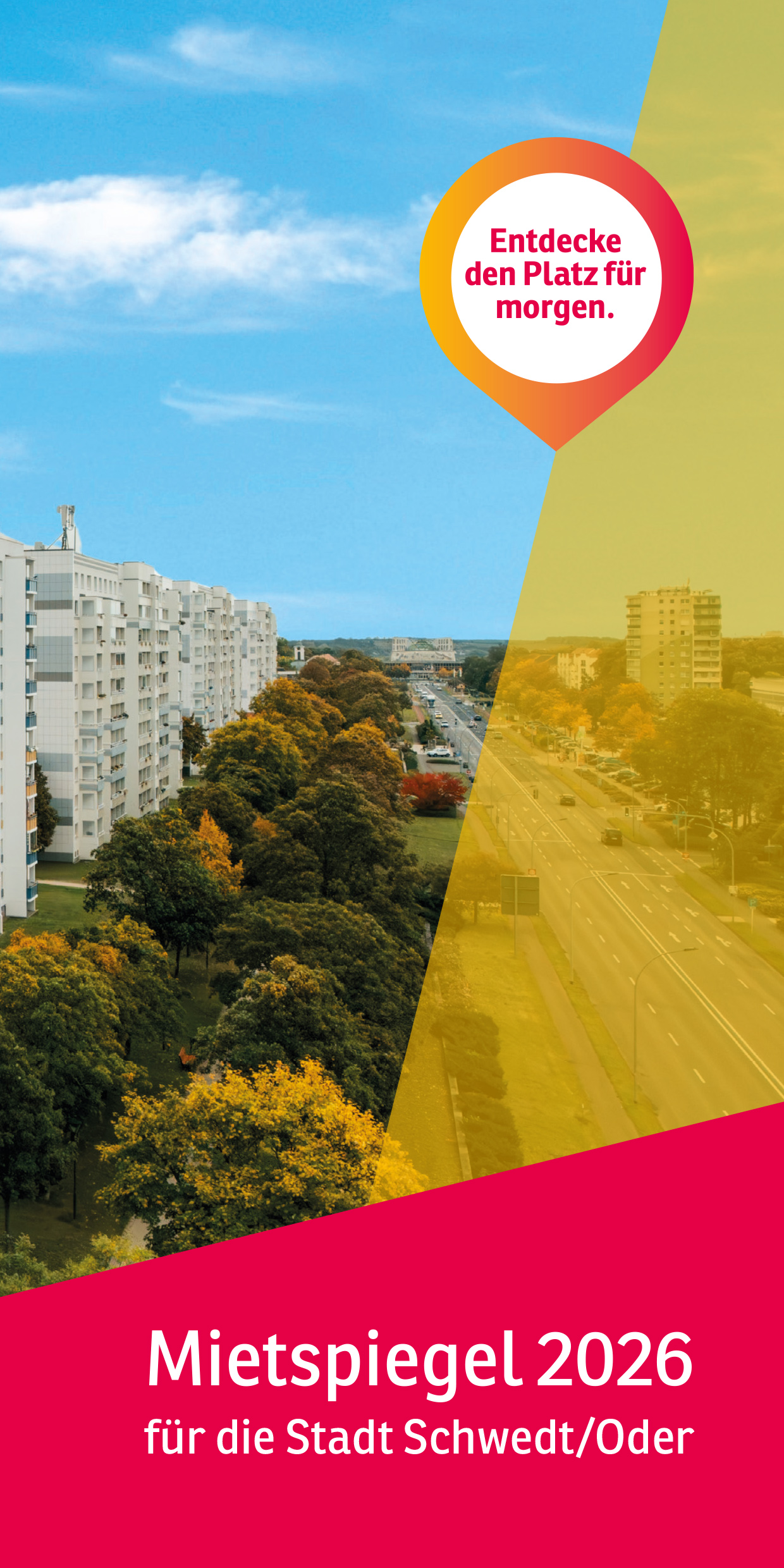 Deckblatt: Titelfoto zeigt die Lindenallee