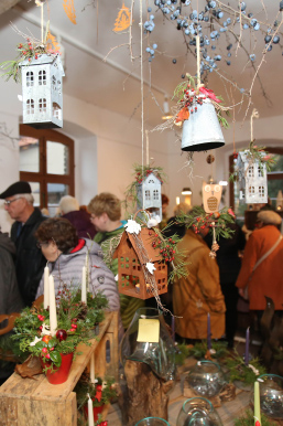 Foto: kunstvolle Weihnachtsdekoration