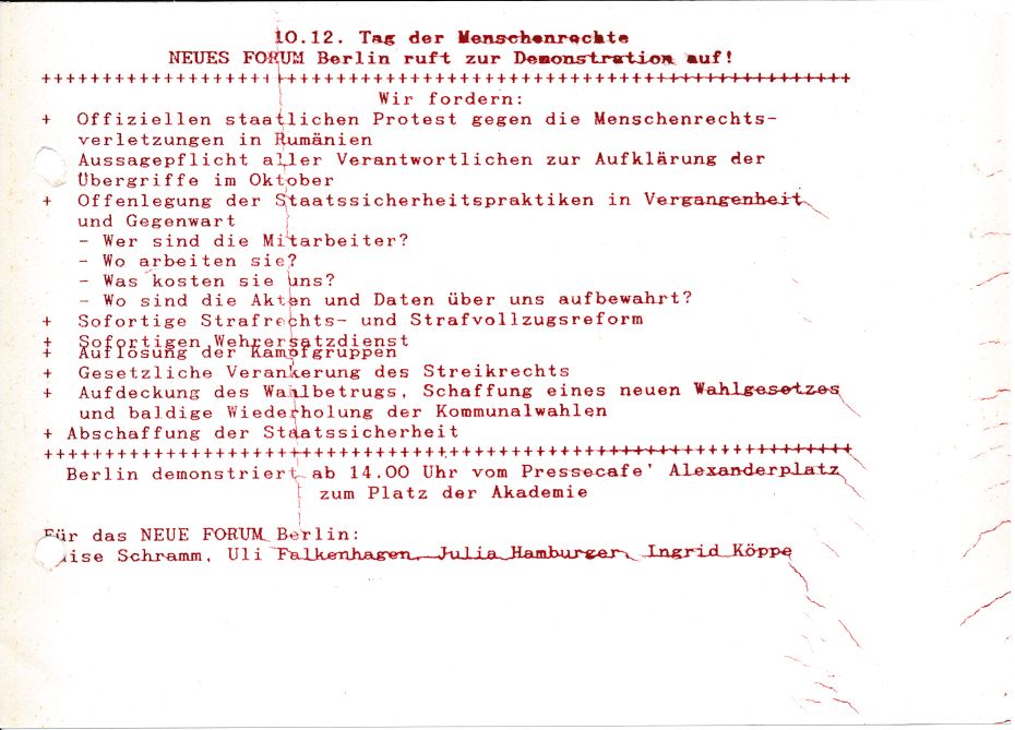 bedrucktes Papier
