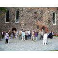 Foto: Teilnehmer vor der Klosterkirche in Angermünde