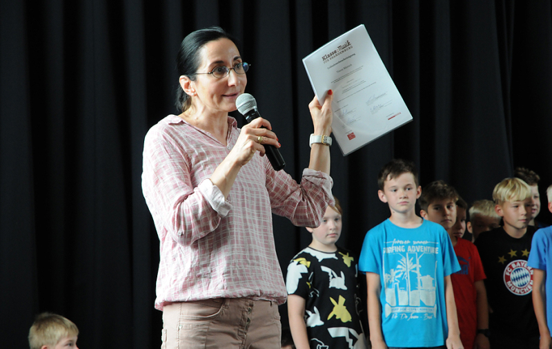 Foto: Zertifikatübergabe Astrid Lindgren Grundschule