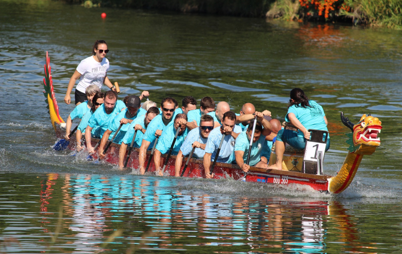 Foto: Drachenboot in Aktion