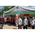 Foto: Stand mit Publikum