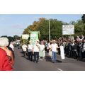 Foto: Fußvolk mit Banner- Fahnenträger