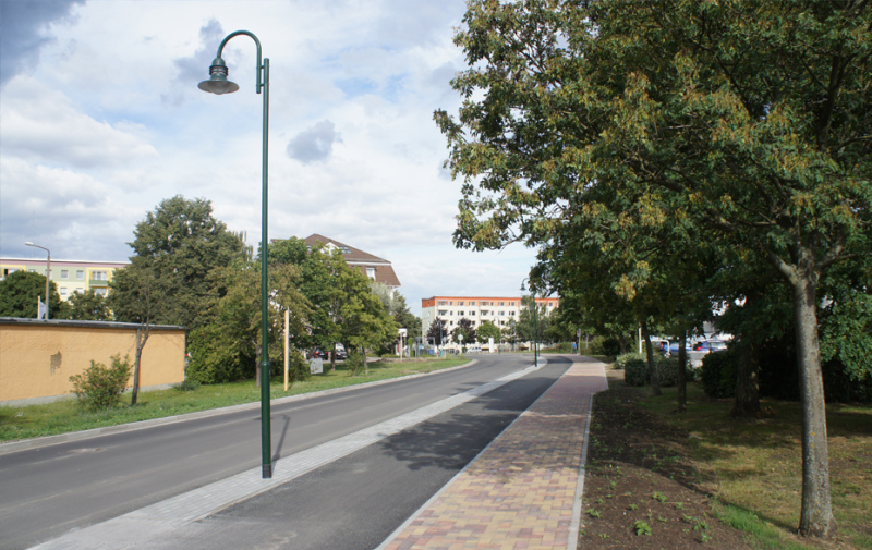 Foto: Blick in die erneuerte Auguststraße