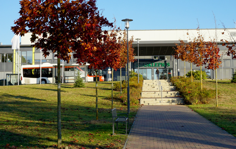 Foto: Weg zum Asklepios Klinikum