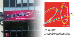 Grafik: Filmforum + 20 Jahre Brandenburg